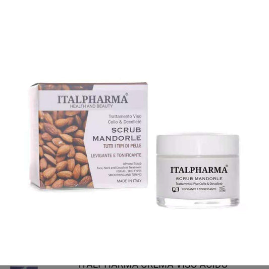 Scrub viso mandorle per tutti i tipi di pelle 50ml