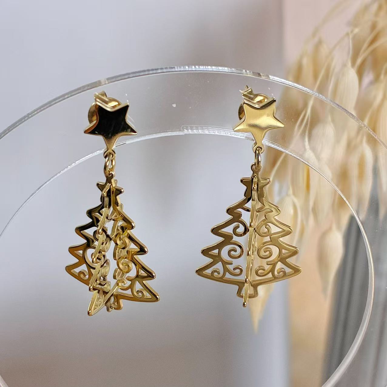 Orecchini “Albero di Festa” – Magia e Brillantezza d’Inverno