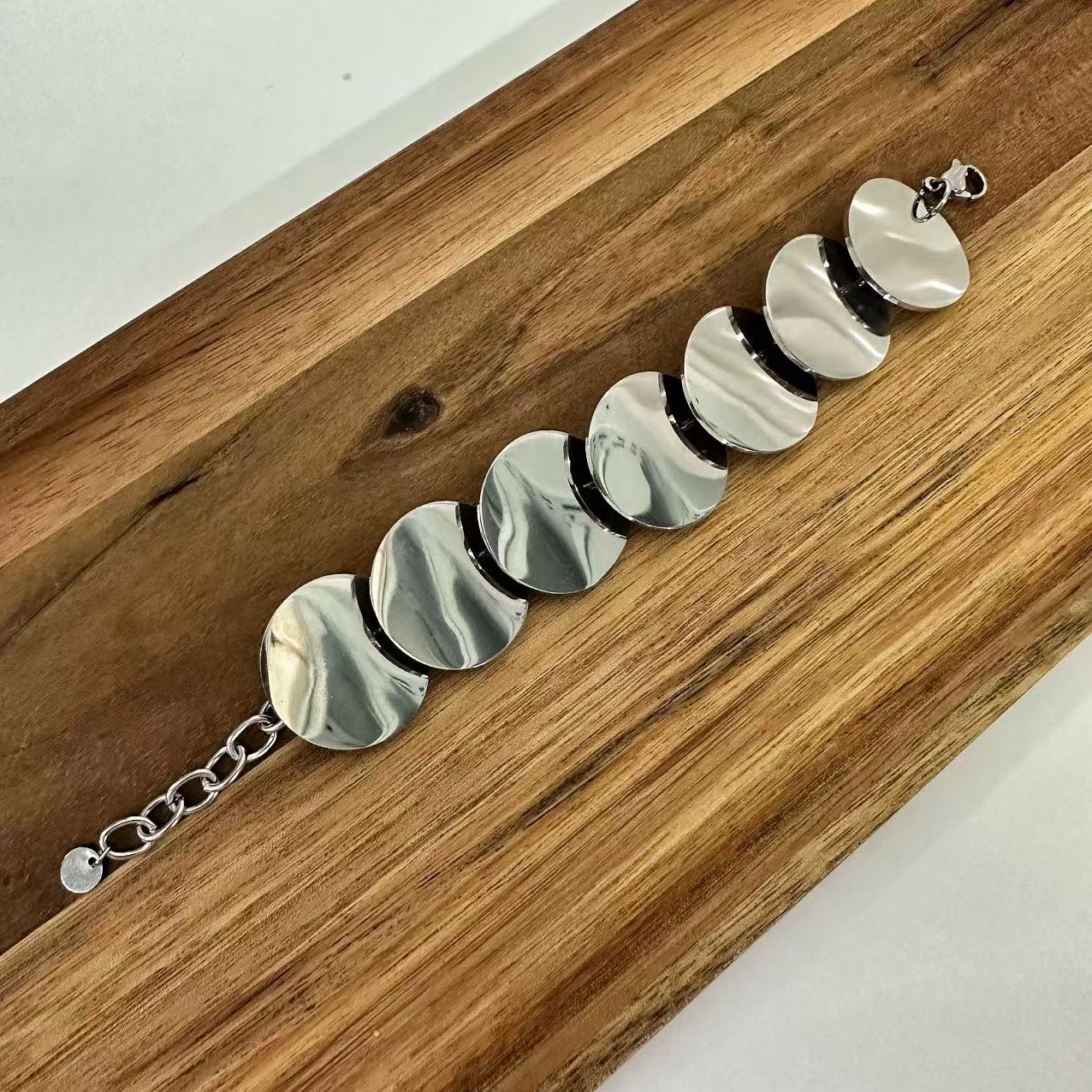 (B074) BRACCIALE DONNA IN ACCIAIO INOX