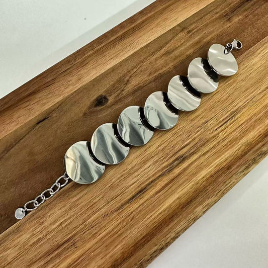 (B074) BRACCIALE DONNA IN ACCIAIO INOX