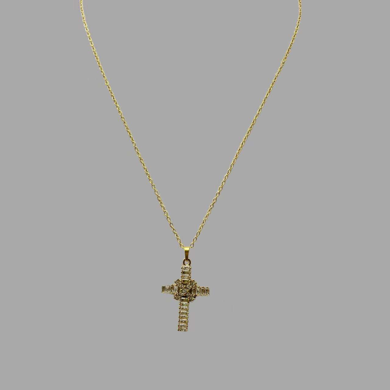 (C348)Collana Croce