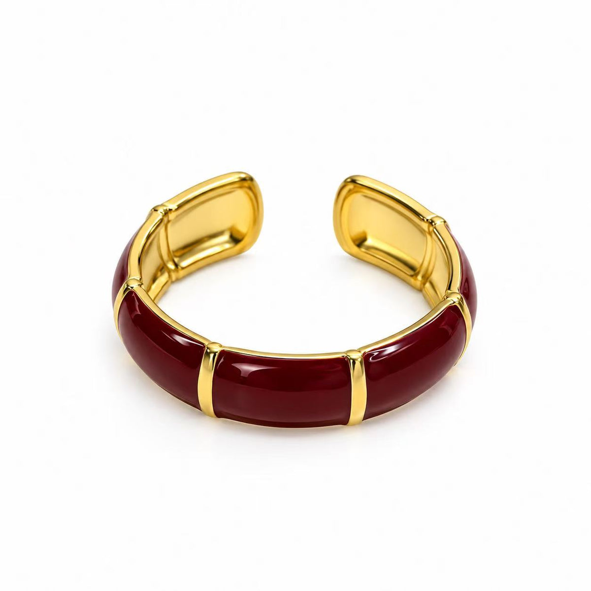 Anello smaltato | in acciaio inox