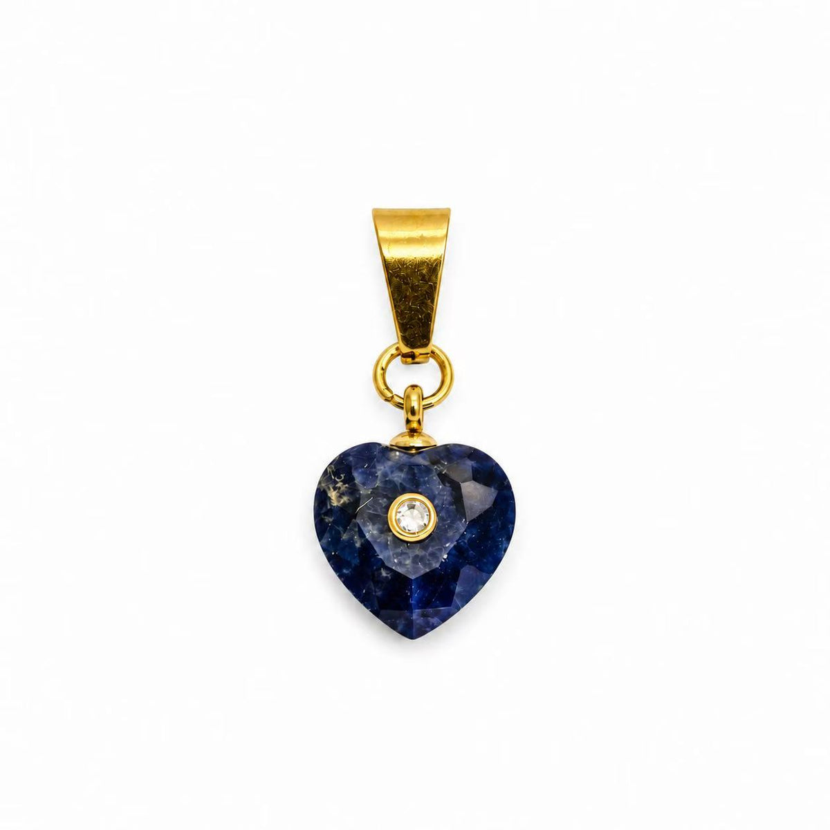 Collana Stone Heart in acciaio inox