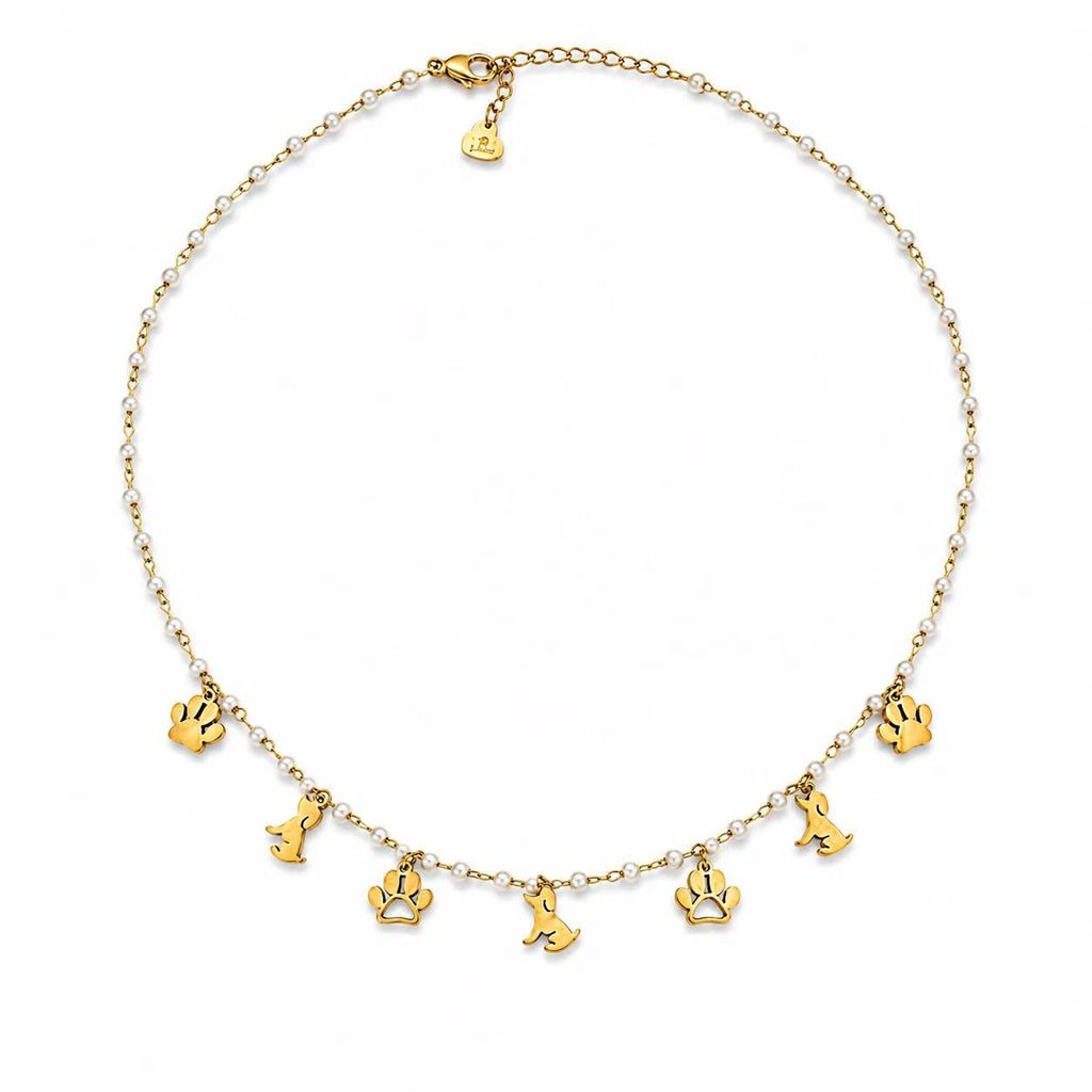 Collana “Zampette” | in acciaio inox