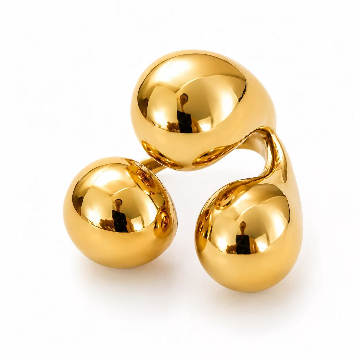 Anello “Triade” | in acciaio inox