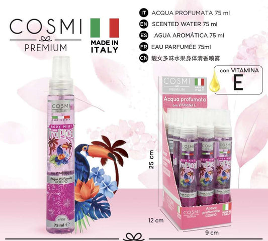 Acqua profumata corpo tropicale 75ml