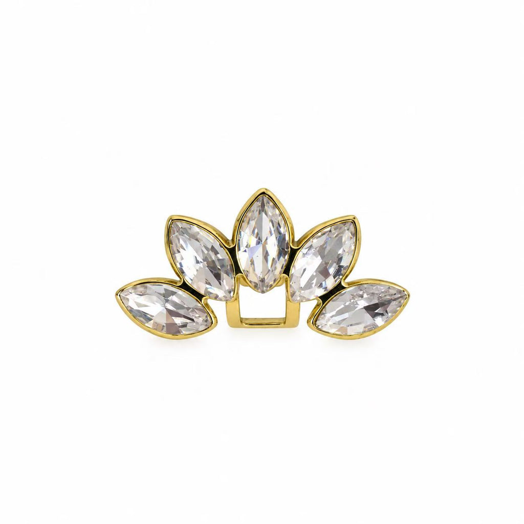 Ear Cuff Fioritura | in acciaio inox