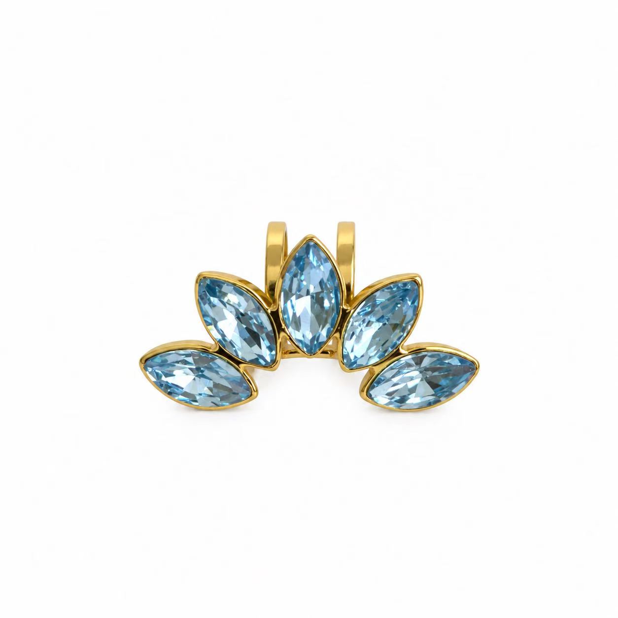 Ear Cuff Fioritura | in acciaio inox