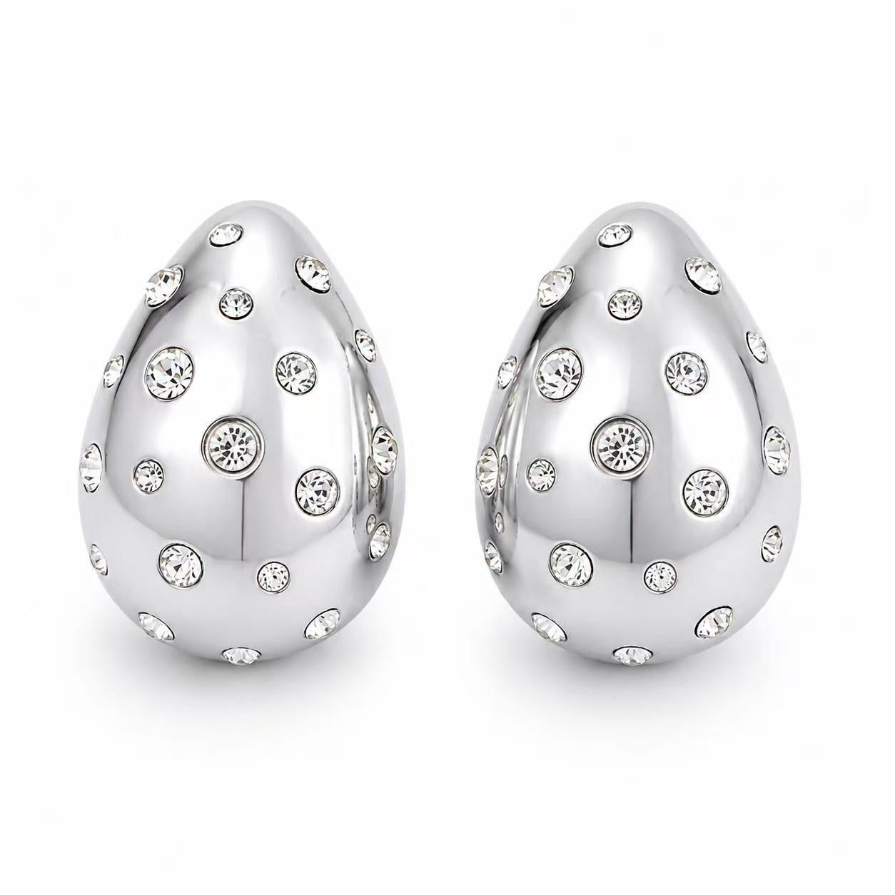 Orecchini “Lacrima” | in acciaio inox