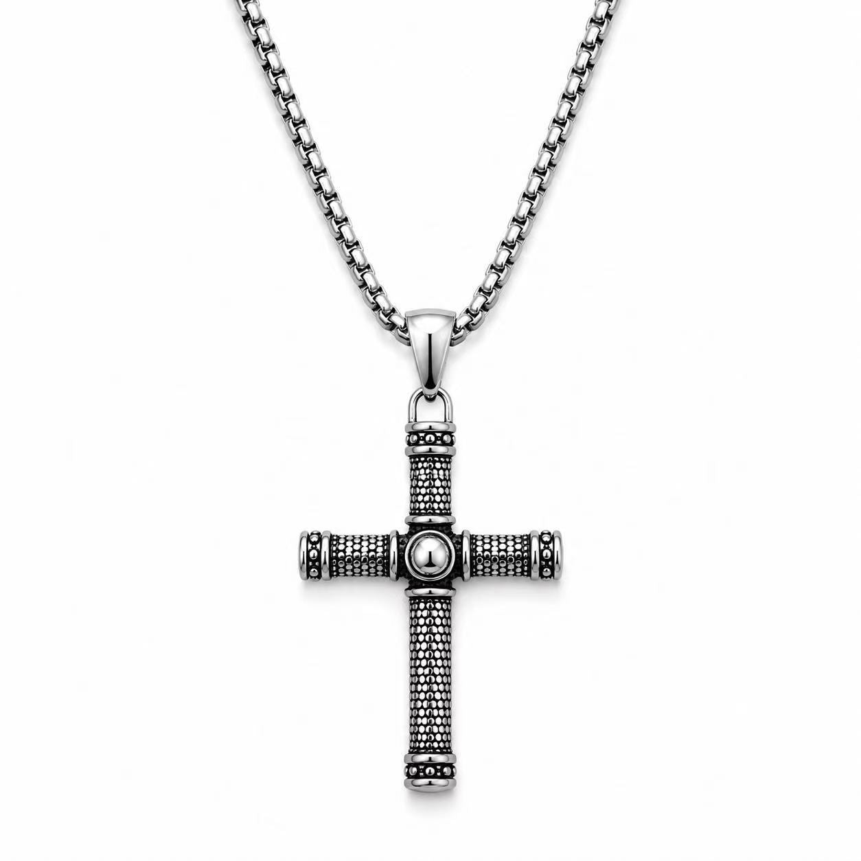 Collana “Cesello” | da uomo | 60cm | in acciaio inox