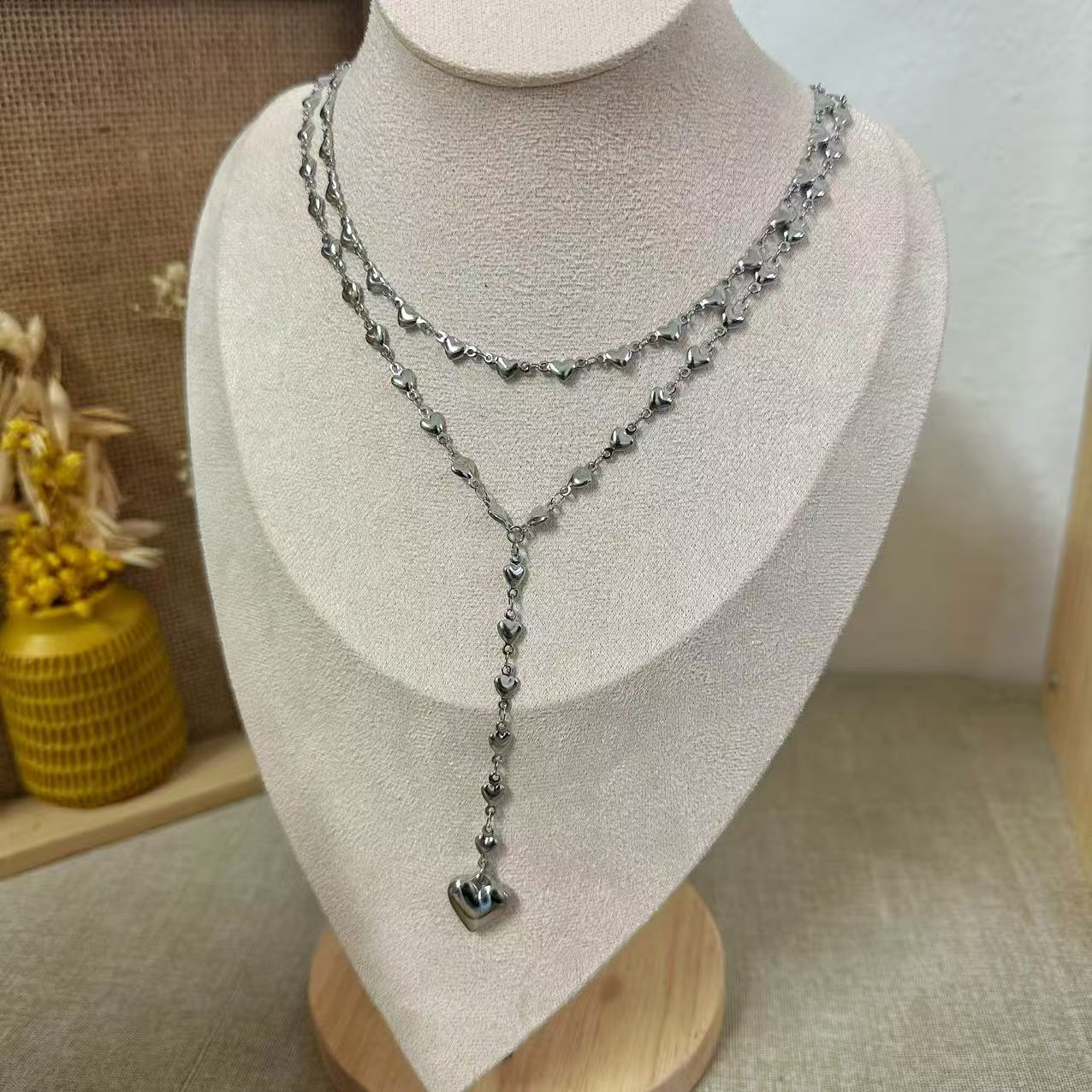 Collana “Heartfall” – Eleganza a cascata