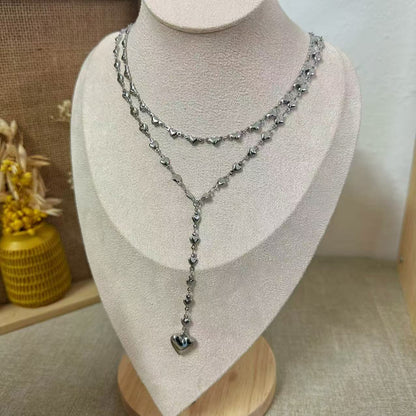 Collana “Heartfall” – Eleganza a cascata