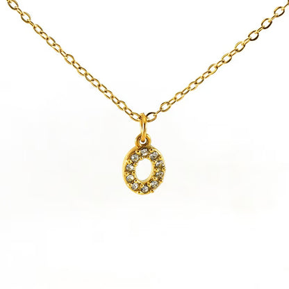 Collana Lettera Pavé – Iniziale Luminosissima