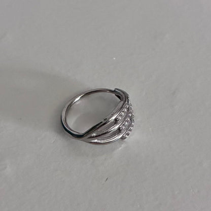 Anello “Onde di Brillanti”