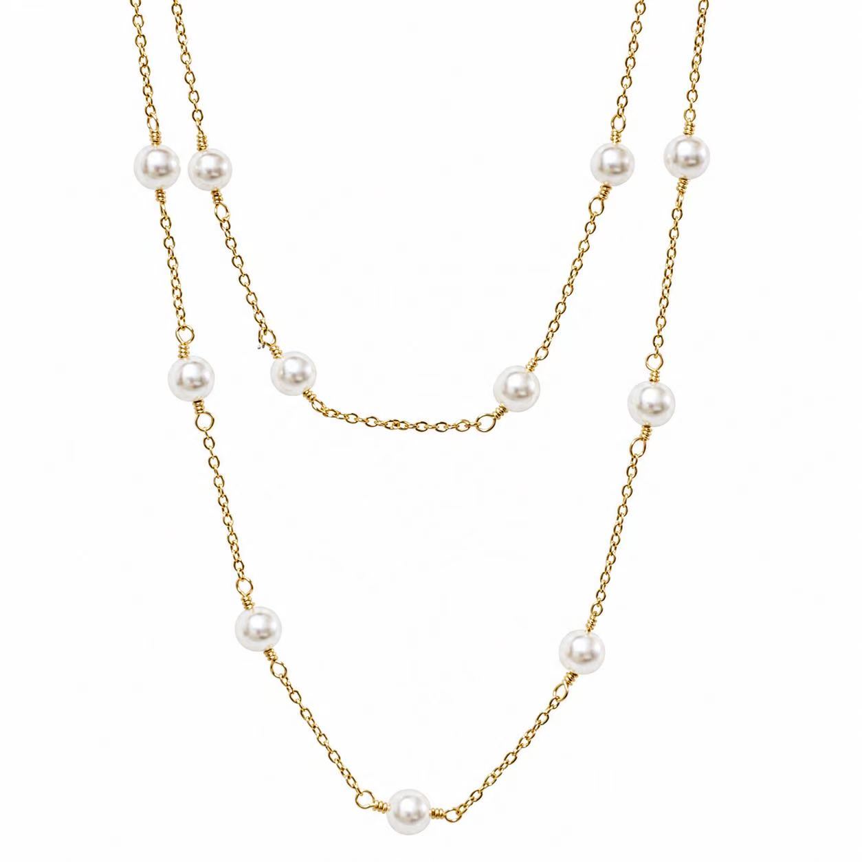 Collana “Aerea” | 95cm | in acciaio inox
