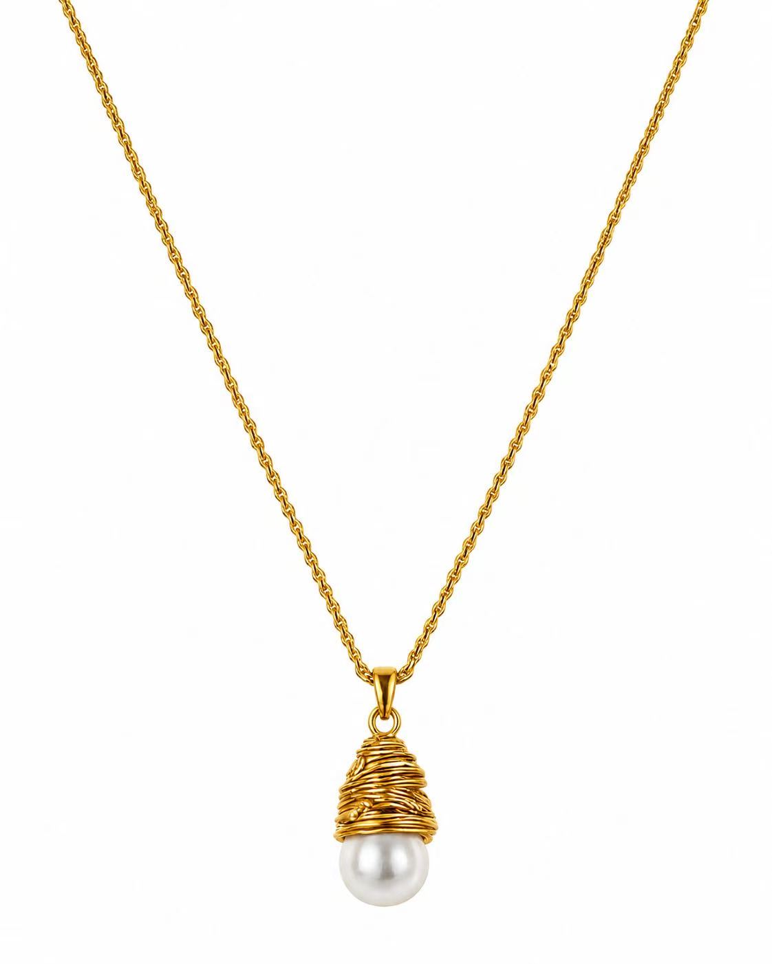 Collana “Rugiada” | in acciaio inox