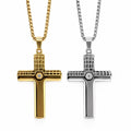 Collana “Intarsio” | da uomo | 60cm | in acciaio inox