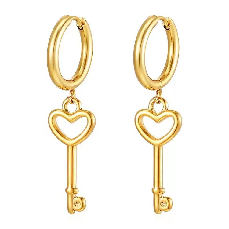 Orecchini Chiave del Cuore