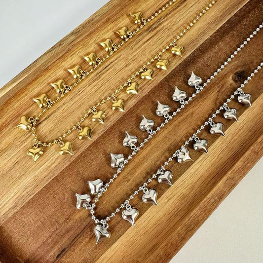 （C085) COLLANA CATENA IN ACCIAIO INOX | Chain necklace in stainless steel