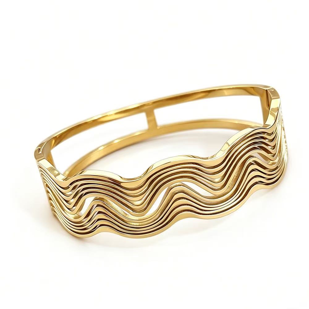 Bracciale “Ripple” | in acciaio inox
