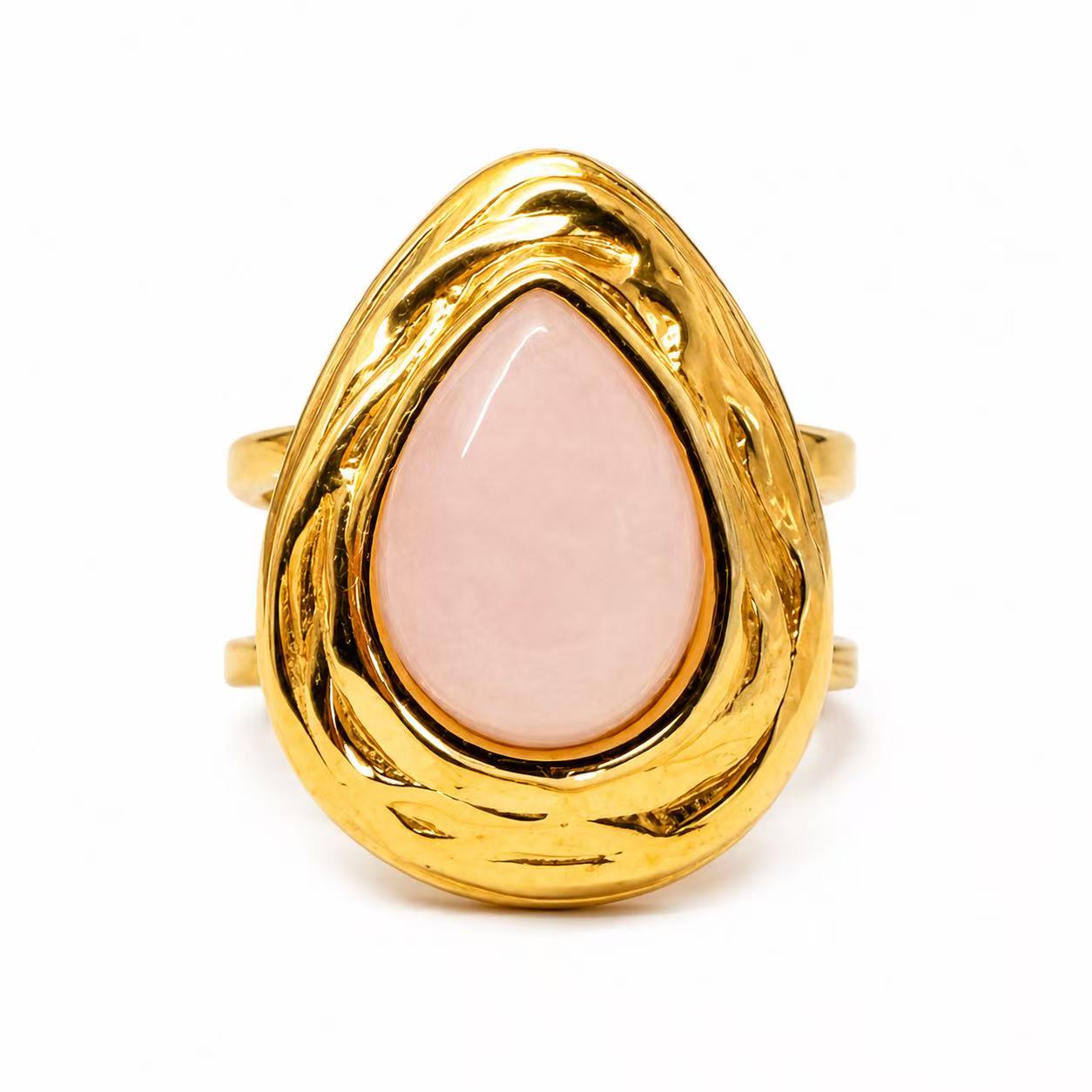 Anello “Goccia” | in acciaio inox