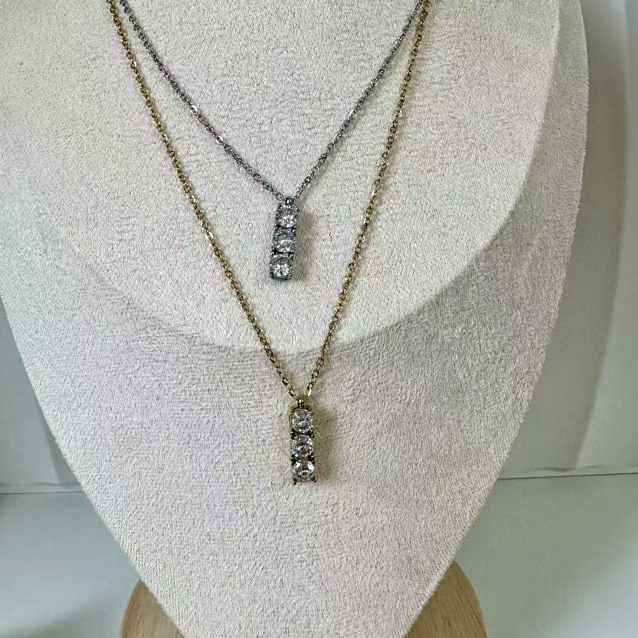 （C087) COLLANA CATENA IN ACCIAIO INOX | Chain necklace in stainless steel