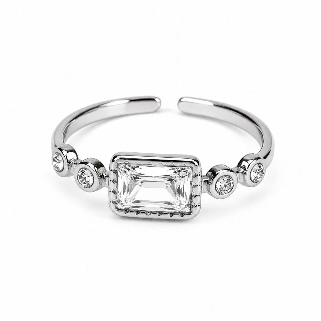 Anello “Luminaria” | da mignolo | in acciaio inox