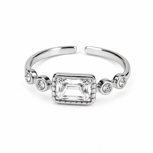 Anello “Luminaria” | da mignolo | in acciaio inox