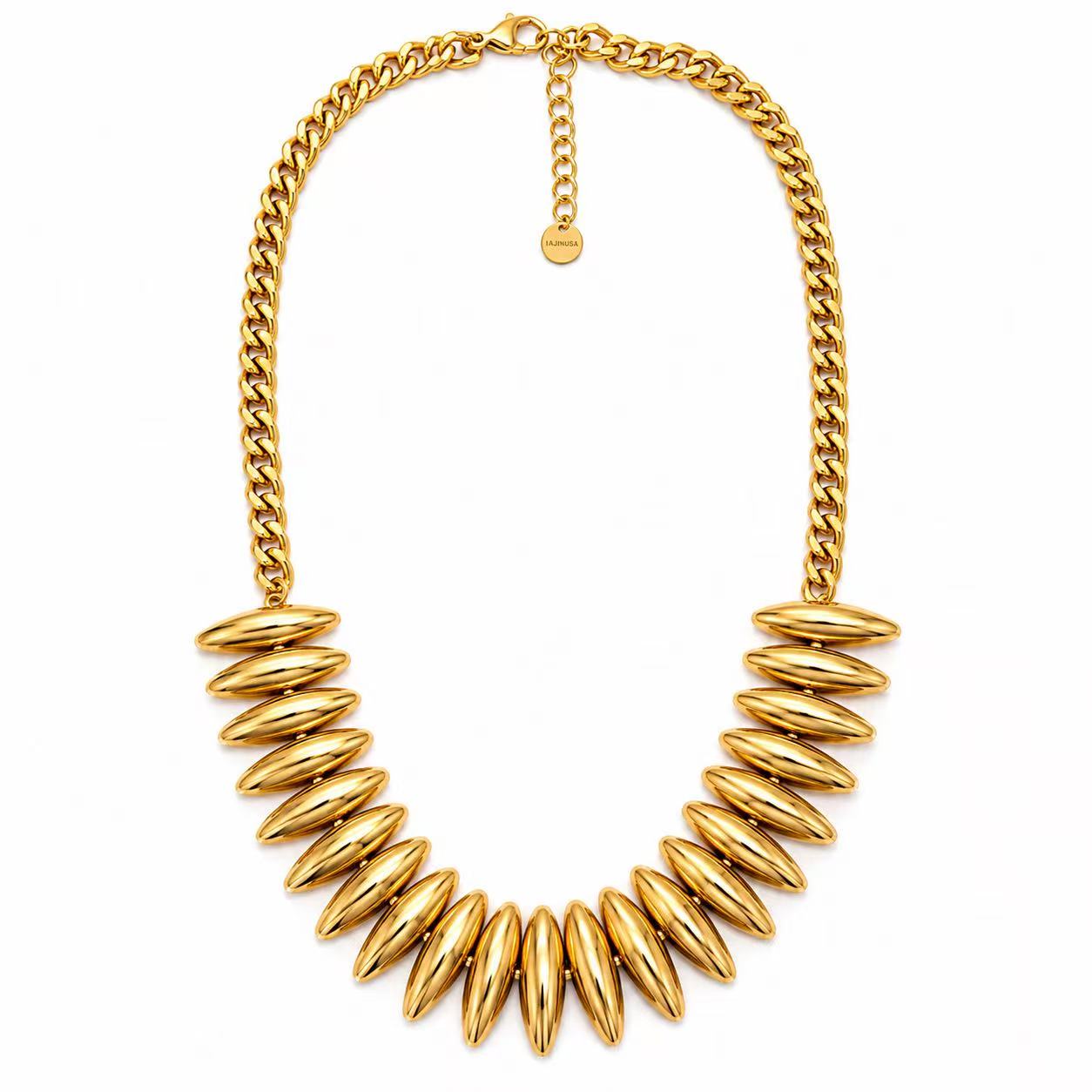 Collana “Spiga” | in acciaio inox