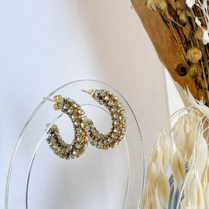 Orecchini “Cerchio di Brillio” – Luce e Raffinatezza