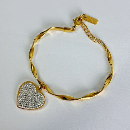 Bracciale “Battito del Cuore” – Eleganza Intrecciata con Charme