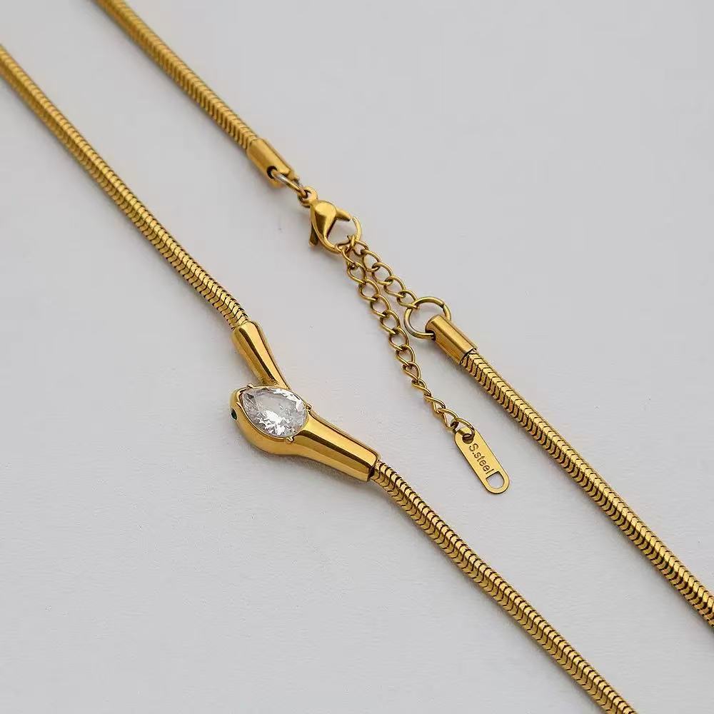 Collana “Serpentina” | 45cm | in acciaio inox