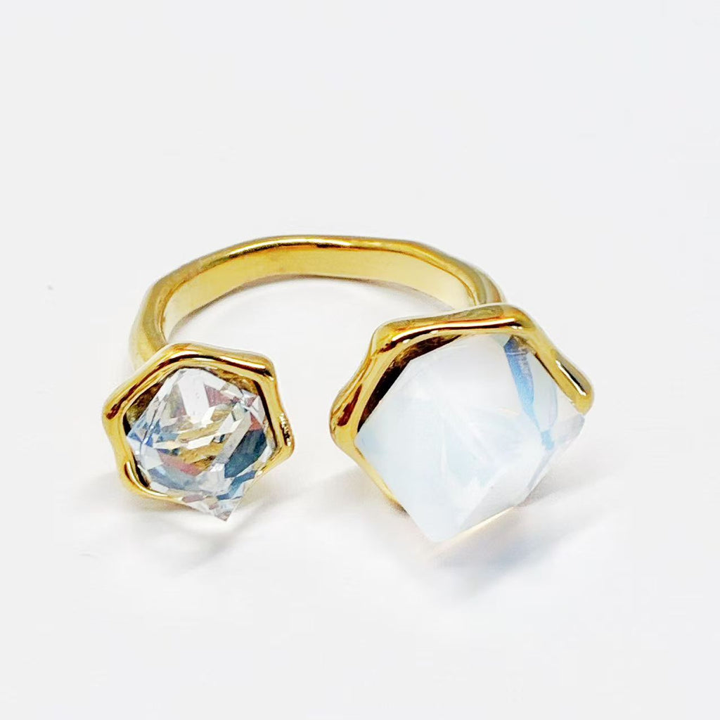 Anello “Prisma” | in acciaio inox