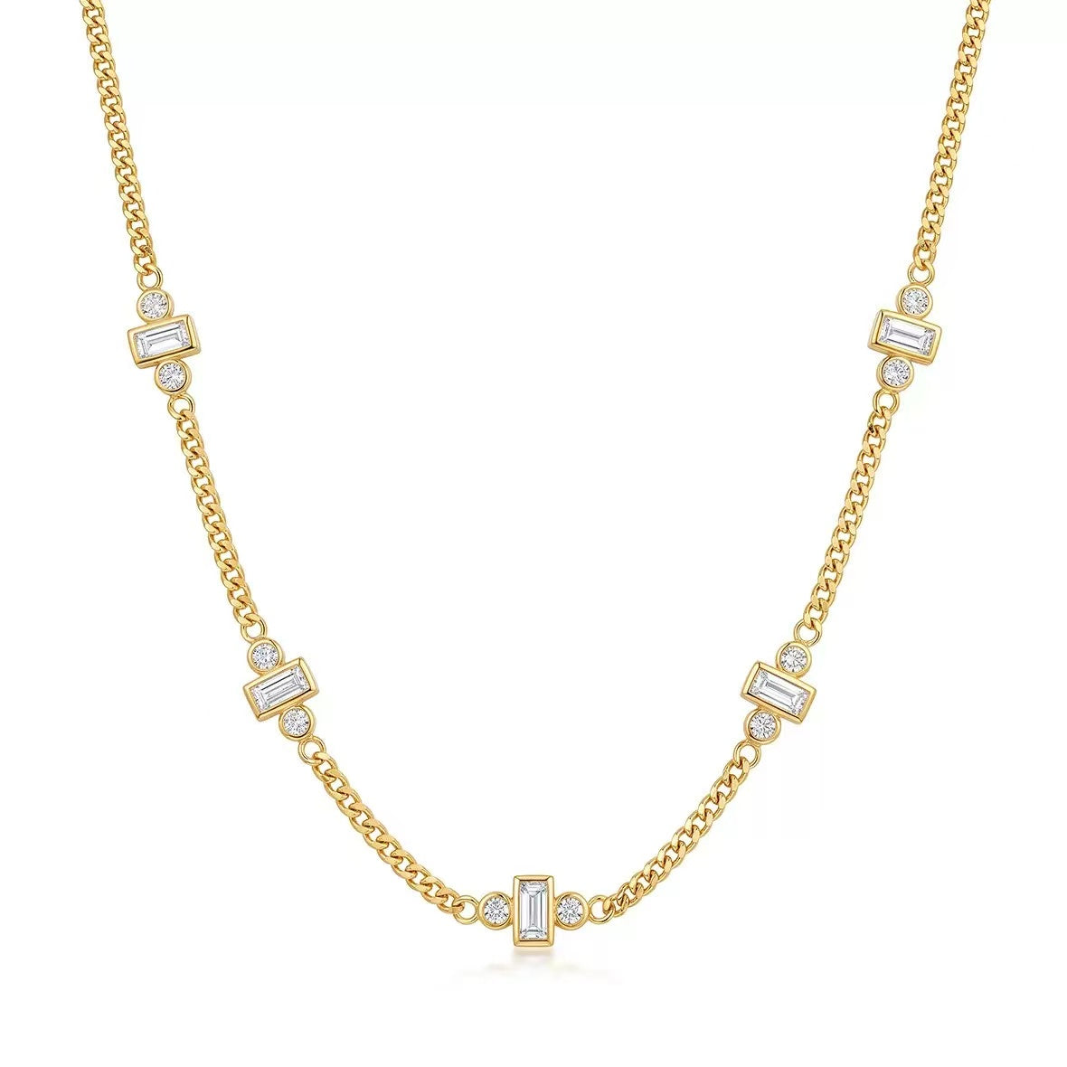 Collana Modulo | 46cm | in acciaio inox