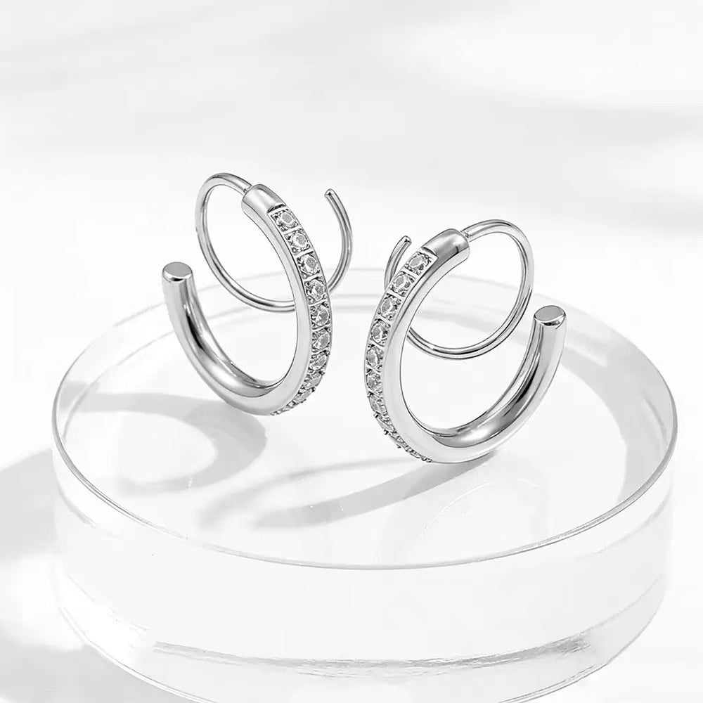 Orecchini “Loop” | in acciaio inox