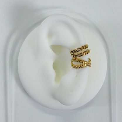 (E064)Set 2 ear cuff Urban Edge