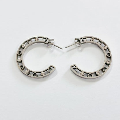 Orecchini a Cerchio “Cuore di Luce”