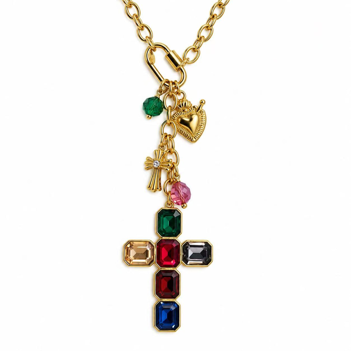 Collana con il moschettone apribile | 65cm | in acciaio inox