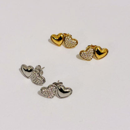Orecchini “Cuore Brillante”