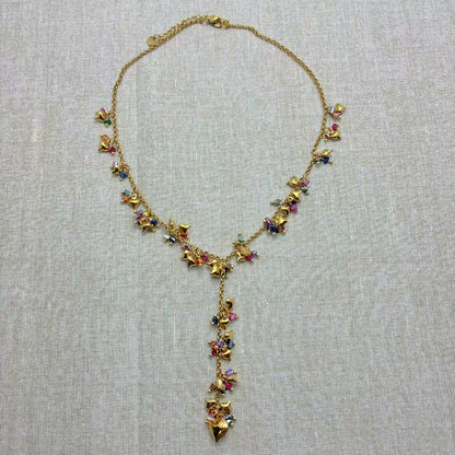 (C347)Collana mille cuori