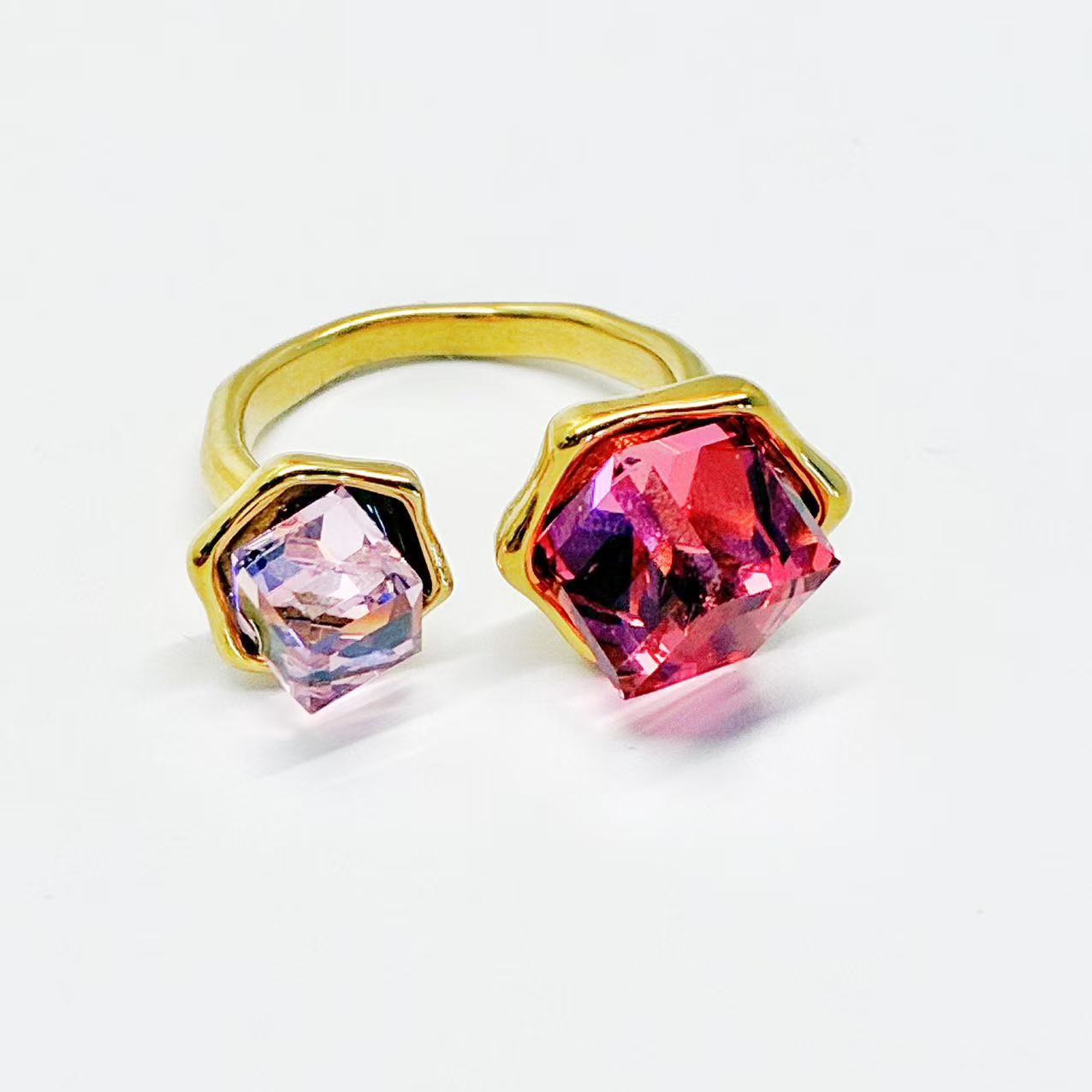 Anello “Prisma” | in acciaio inox