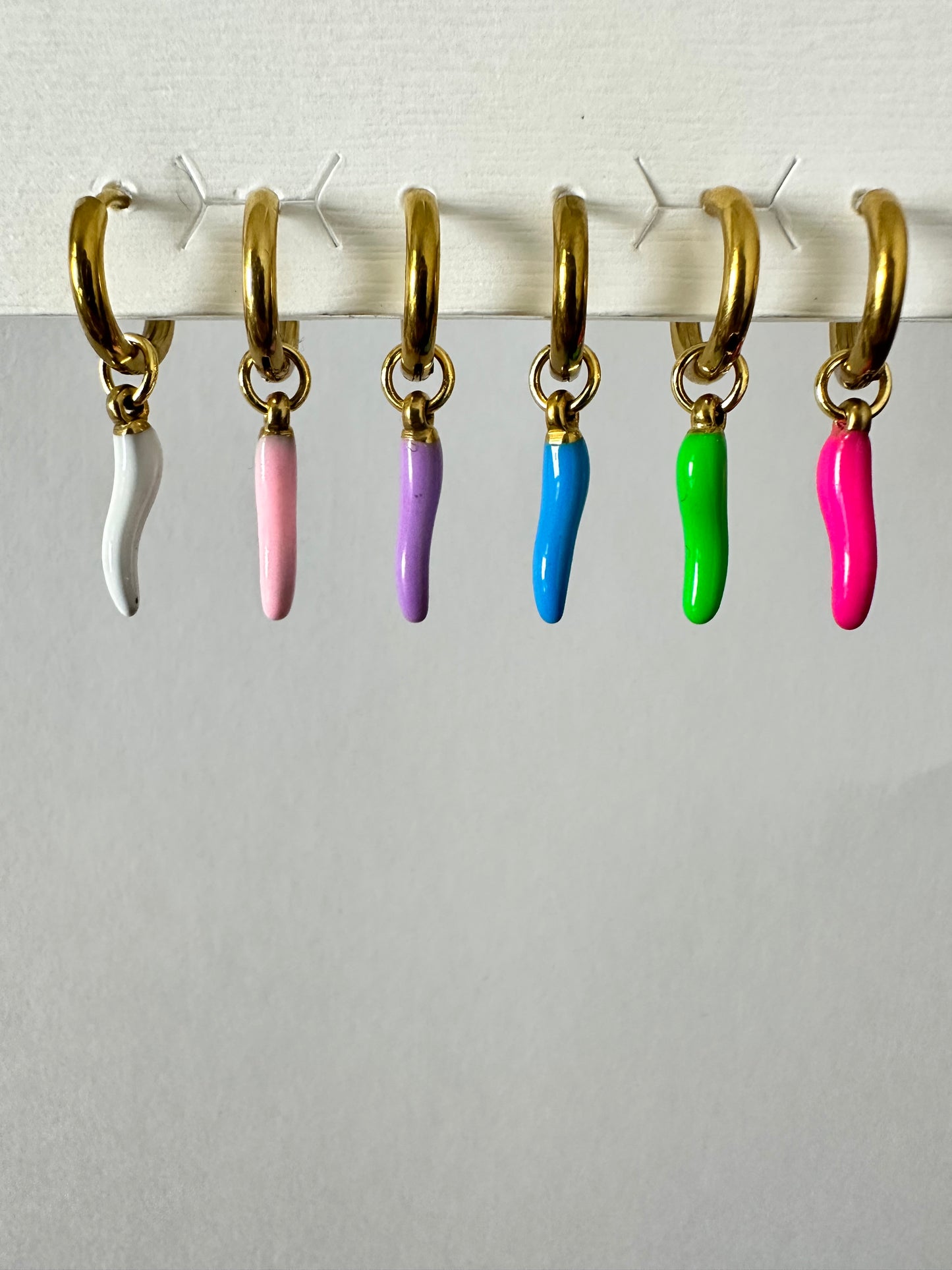 Set orecchini in acciaio inox (O2)