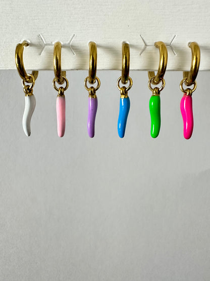 Set orecchini in acciaio inox (O2)