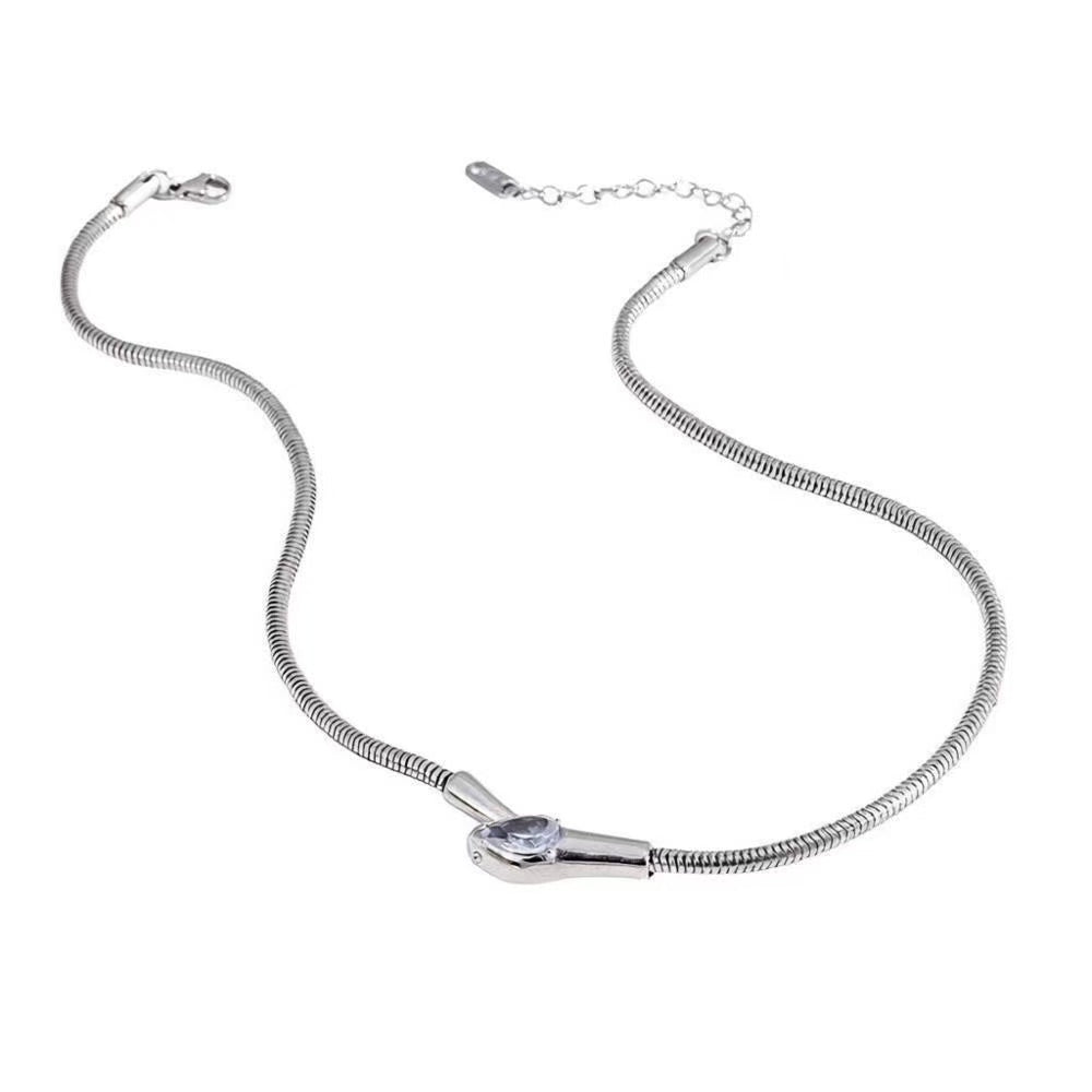 Collana “Serpentina” | 45cm | in acciaio inox