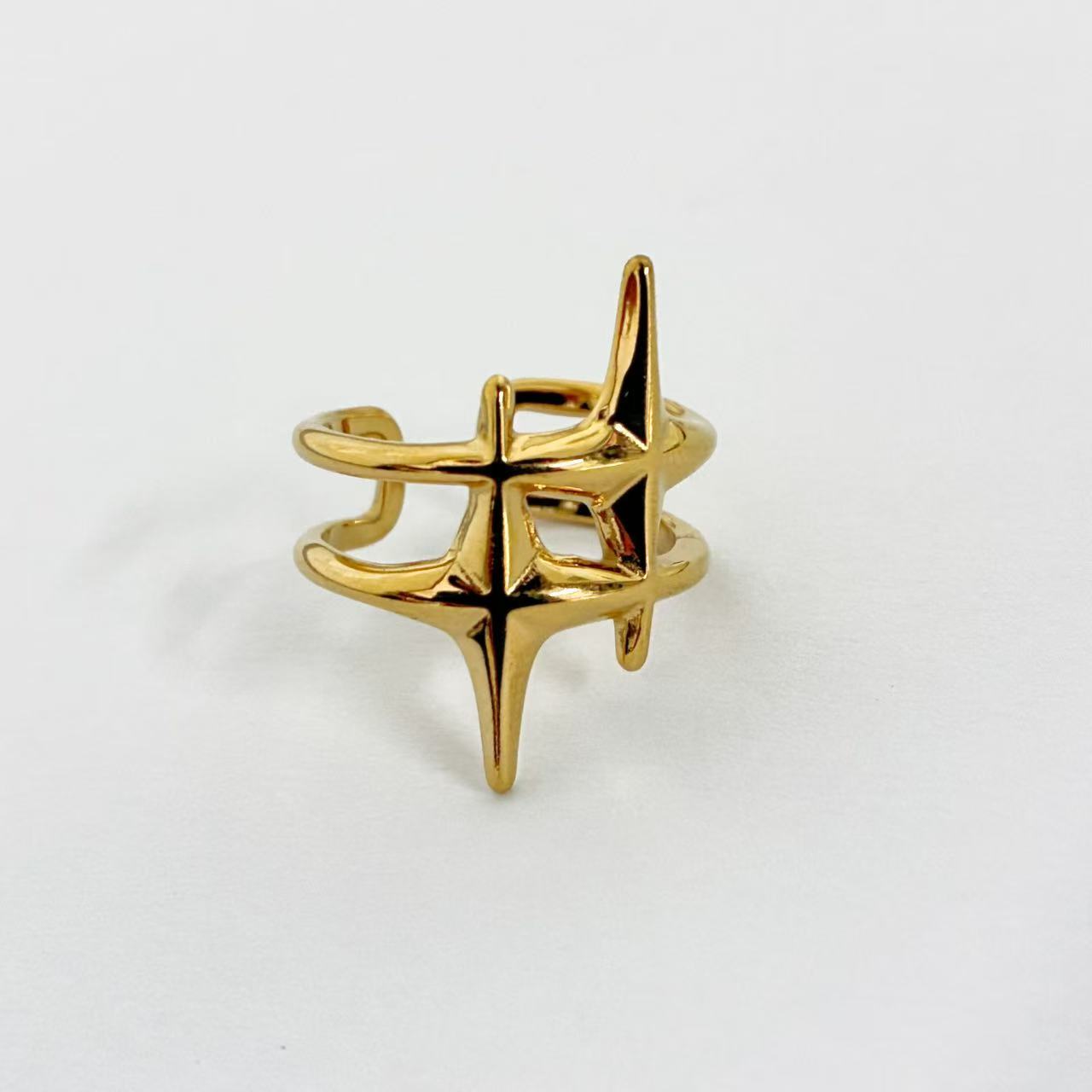 Anello Geometrico Scultoreo – Eleganza Moderna e Carattere Artistico