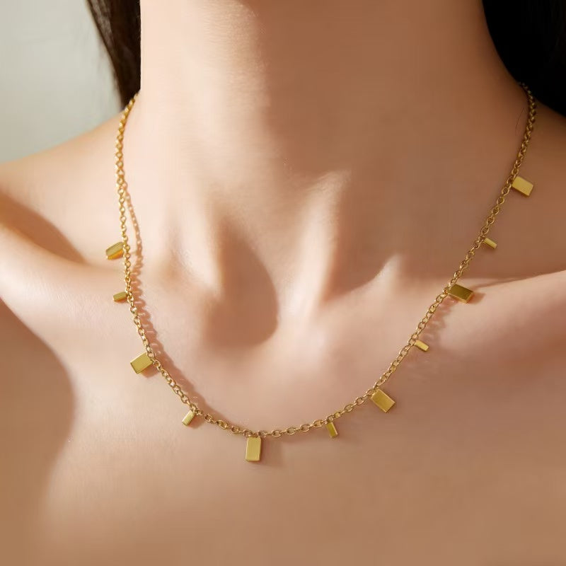 Collana “Traccia” | in acciaio inox