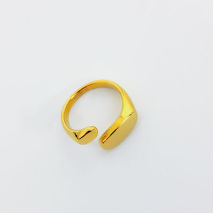 Anello Forma Asimmetrica – Fascia Aperta Minimal