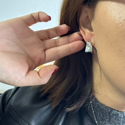 Orecchini Scultura Irregolare – Linea Moderna