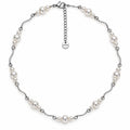 Collana Onde e Perle | in acciaio inox
