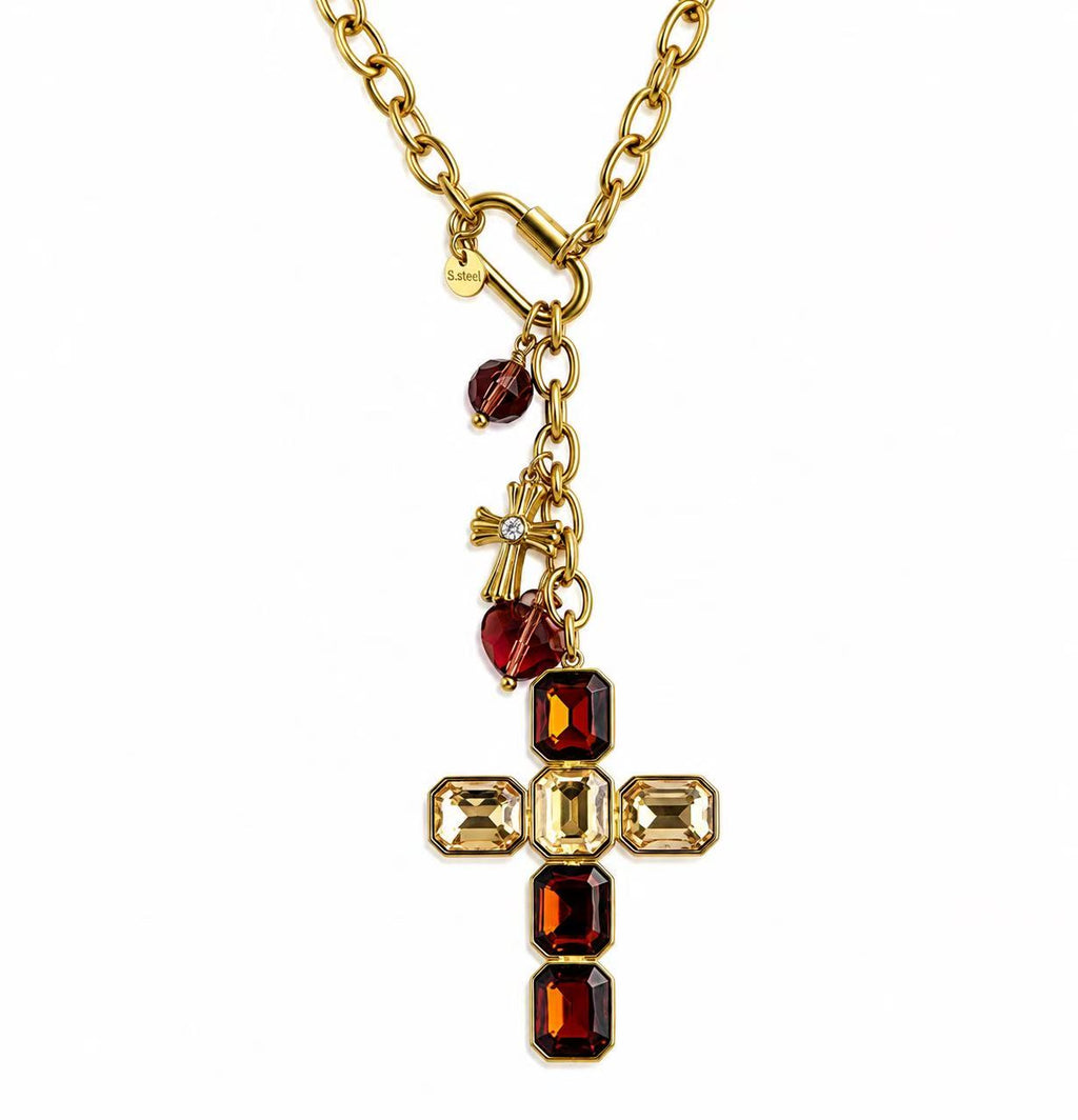 Collana con il moschettone apribile | 65cm | in acciaio inox